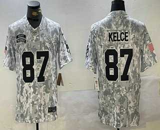 Men's Kansas City Chiefs #87 Travis Kelce Arctic Camo 2024 FUSE Salute to Service Limited Stitched Jersey Dzhi,We sell and wholesale Men's Kansas City Chiefs #87 Travis Kelce Arctic Camo 2024 FUSE Salute to Service Limited Stitched Jersey Dzhi on line form chian!